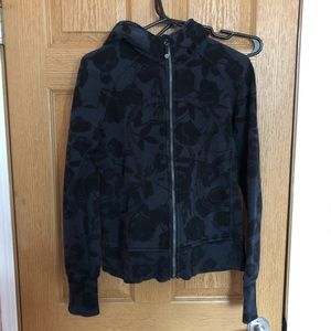 Lululemon Inky Floral Scuba Hoodie